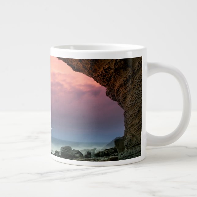 Isle of Skye, Scotland labelled, Large Coffee Mug (Right)