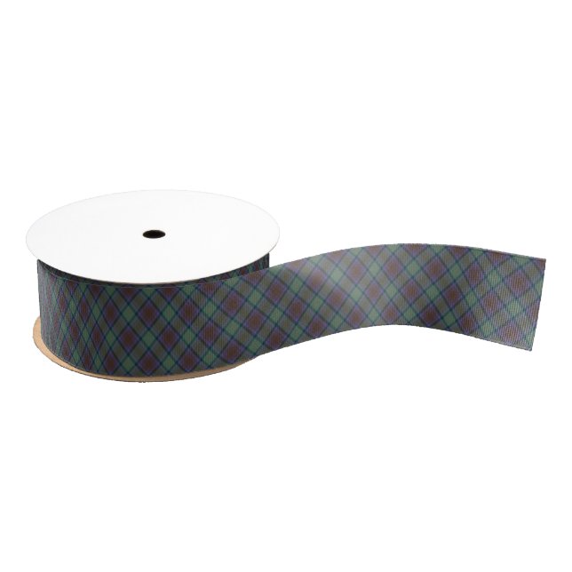 Isle Of Skye Tartan Plaid Argyle Green Pattern  Grosgrain Ribbon (Spool)