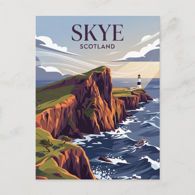 Isle of Skye UK Postcard (Front)