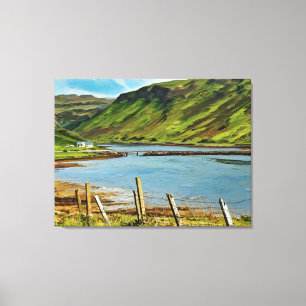 Isle of Skye Valley View Canvas Print
