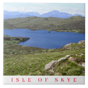 Isle of Skye view ceramic tile