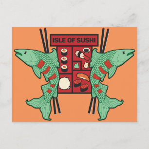Isle of Sushi Postcard