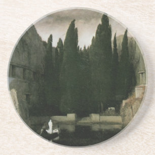 Isle of the Dead by Arnold Bocklin, Symbolism Art Coaster