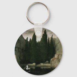 Isle of the Dead by Arnold Bocklin, Symbolism Art Key Ring