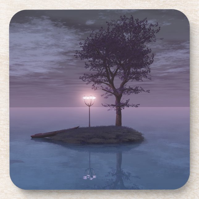 Isle of Wanderers Cork Coaster (Front)