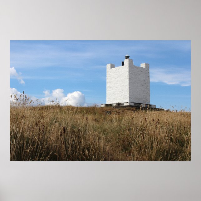 Isle of Whithorn Tower, Scotland Poster (Front)