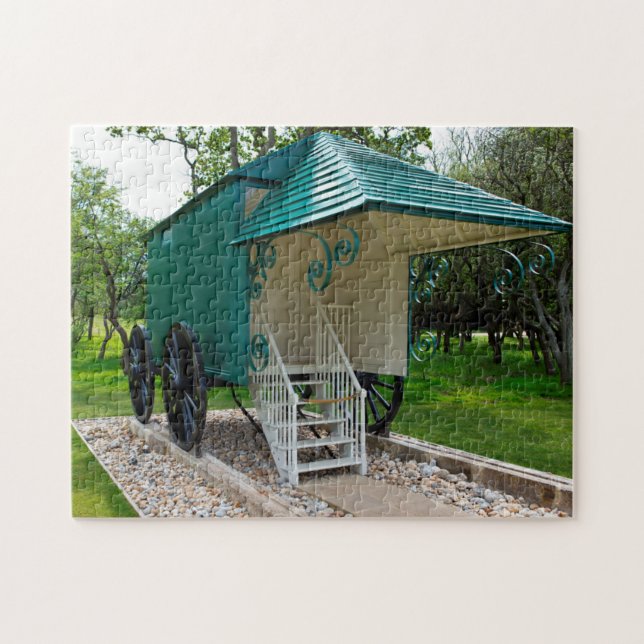 Isle of wight Bathing Hut Jigsaw Puzzle (Horizontal)