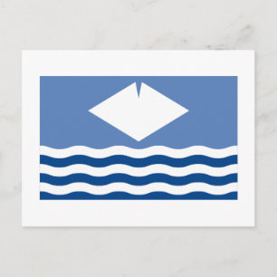 Isle of Wight Flag Postcard