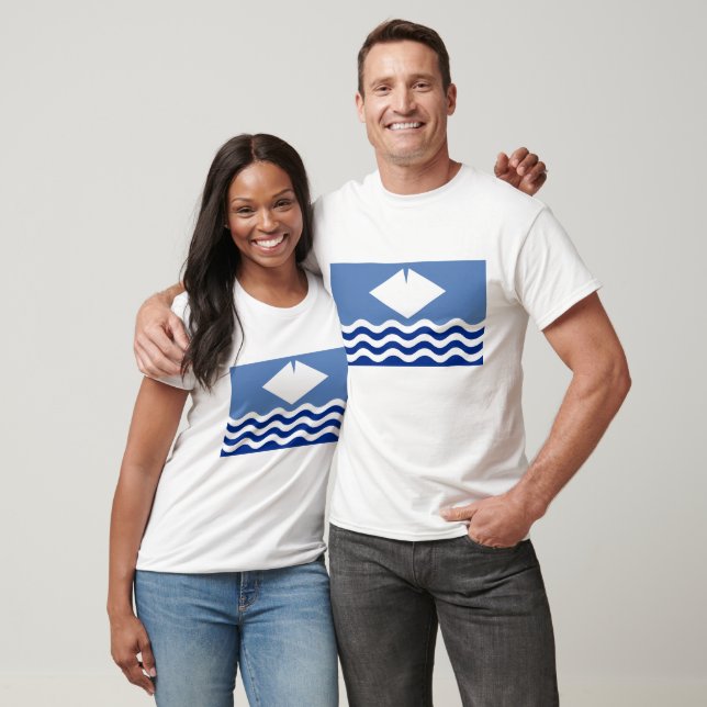 Isle of Wight Flag  T-Shirt (Unisex)