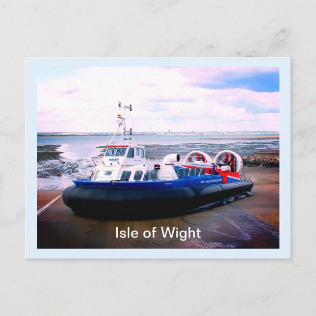 "Isle of Wight" hovercraft Postcard (Front)