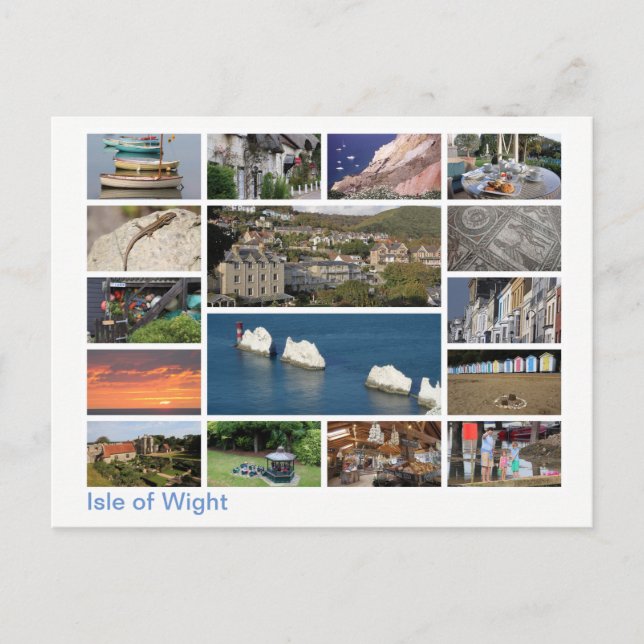 Isle of Wight multi-image 2 Postcard (Front)