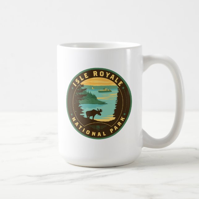 Isle Royale National Park Coffee Mug (Right)