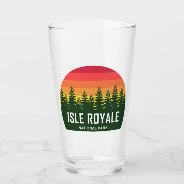 Isle Royale National Park Glass (Front)
