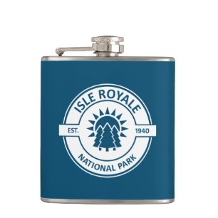 Isle Royale National Park Hip Flask