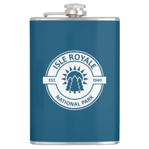 Isle Royale National Park Hip Flask