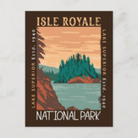 Isle Royale National Park Lake Superior Distressed
