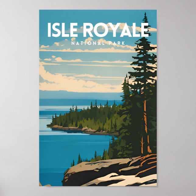 Isle Royale National Park Poster (Front)