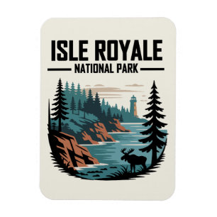 Isle Royale National Park Scenic Wilderness Magnet