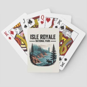 Isle Royale National Park Scenic Wilderness Playing Cards