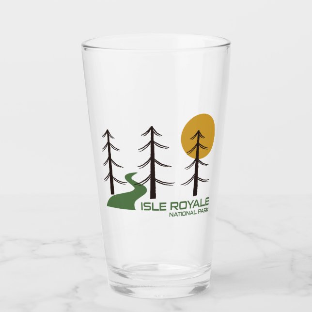 Isle Royale National Park Trail Glass (Front)