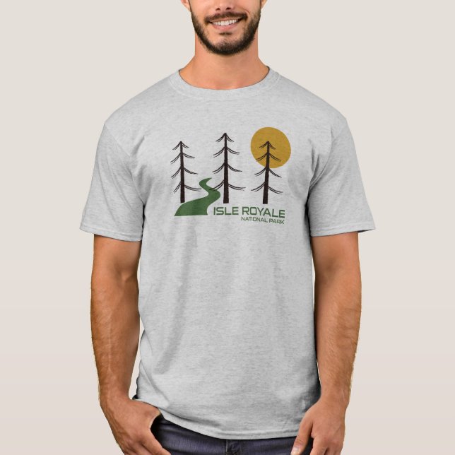 Isle Royale National Park Trail T-Shirt (Front)