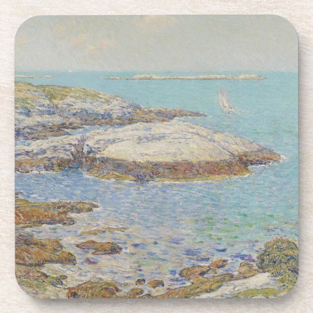 Isles of Shoals, 1899 (oil on canvas) Coaster (Front)