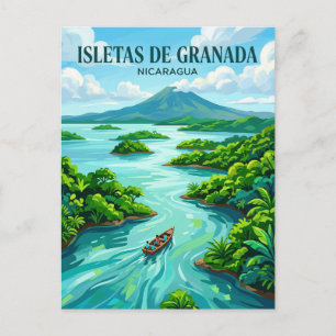 Isletas de Granada Nicaragua Postcard