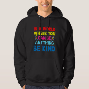 Ism Awareness Ribbon Month Be Kind 1 Hoodie