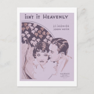 Isn't It Heavenly Songbook Cover Postcard