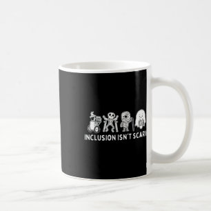 Isn't Scary Teacher Skeleton Ghost Cute Halloween Coffee Mug