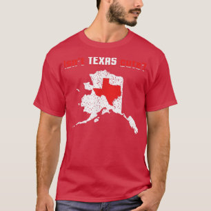Isnt Teas Cute Inside Alaska Map Funny T-Shirt