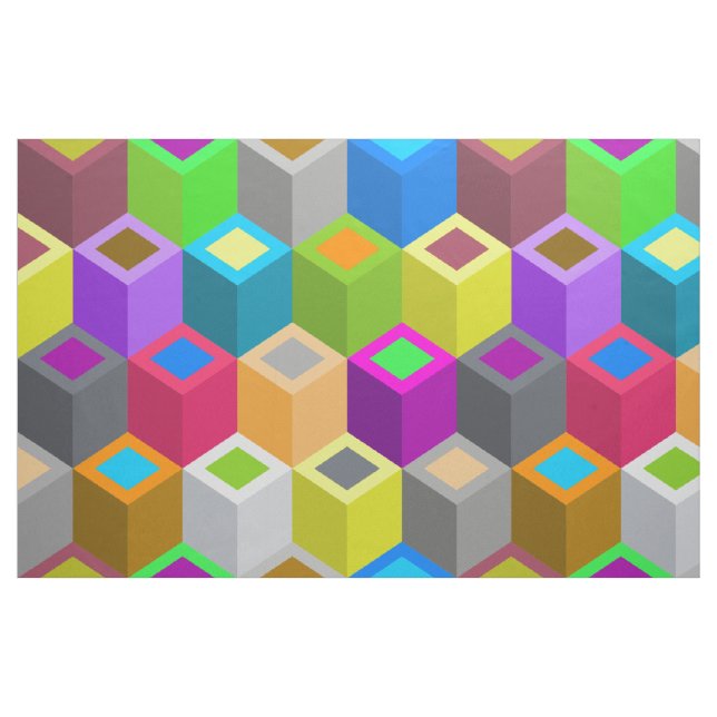 Iso City Blocks Fabric (Fat Quarter)