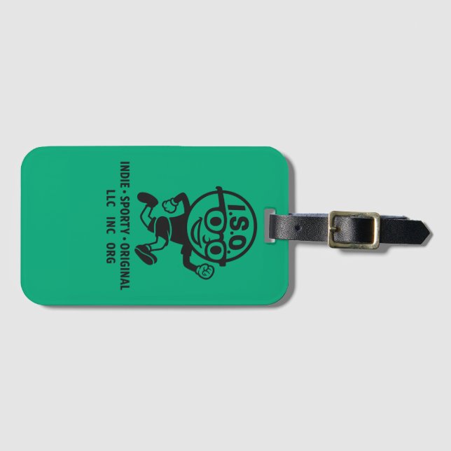 ISO LUGGAGE TAG (Front Horizontal)
