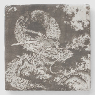 Isoda Koryusai Dragon Stone Coaster