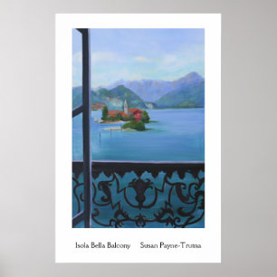 Isola Bella Balcony Poster