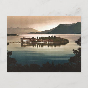 Isola Bella by moonlight, Maggiore, Lake of, Italy Postcard