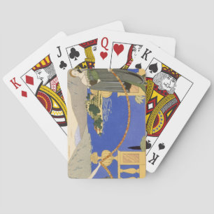 Isola Bella, evening dresses designed by Redfern, Playing Cards