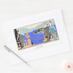 Isola Bella Rectangular Sticker