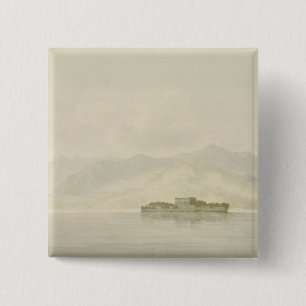 Isola Madre, Lago Maggiore, c.1781 (w/c over graph 15 Cm Square Badge