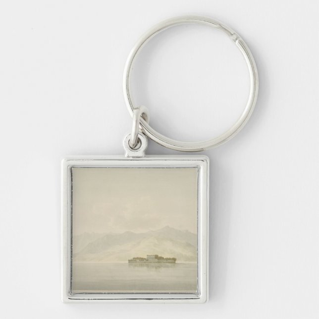Isola Madre, Lago Maggiore, c.1781 (w/c over graph Key Ring (Front)