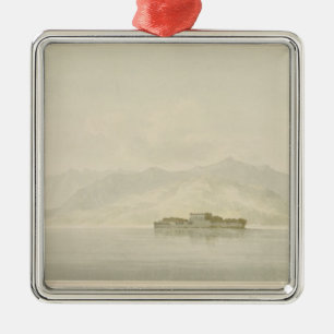 Isola Madre, Lago Maggiore, c.1781 (w/c over graph Metal Tree Decoration