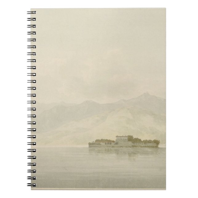 Isola Madre, Lago Maggiore, c.1781 (w/c over graph Spiral Notebook (Front)