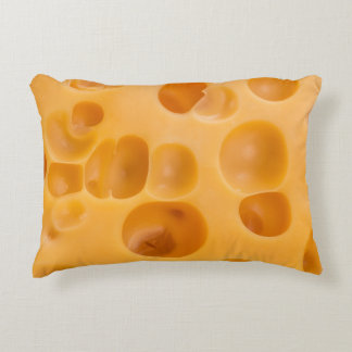 Isolated cheese piece, lovely design decorative cushion