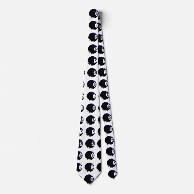 Isolated Eight Ball Tie (Front)