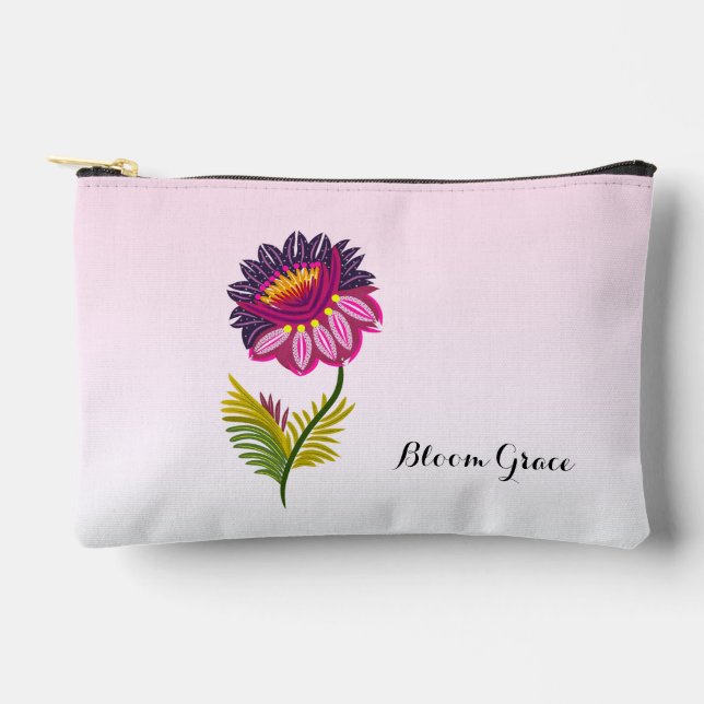 Isolated flower accessory pouch (Front)