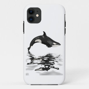 Isolated killer whale with reflection Case-Mate iPhone case