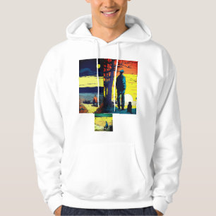 Isolation in Ink A Work of art of Pity and Variety Hoodie
