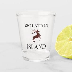 Isolation Island Clue Shot Glass