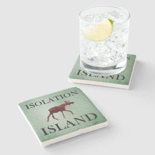 Isolation Island Clue Stone Coaster