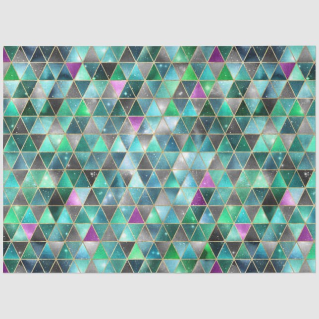 Isometric Galaxy Series Design 15 Tissue Paper (Front)